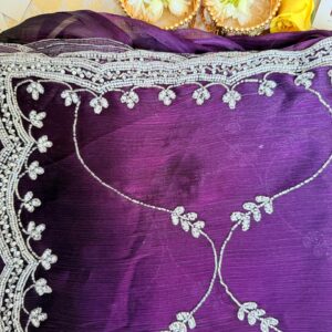 Purple Saree