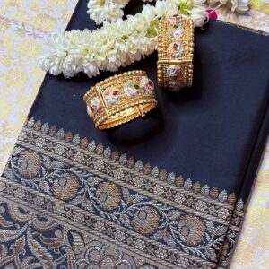 Navy Blue Saree