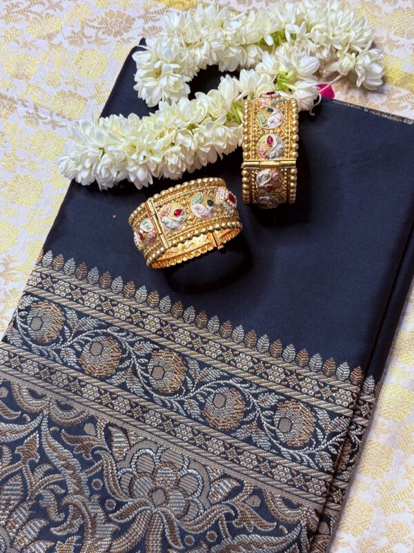 Navy Blue Saree