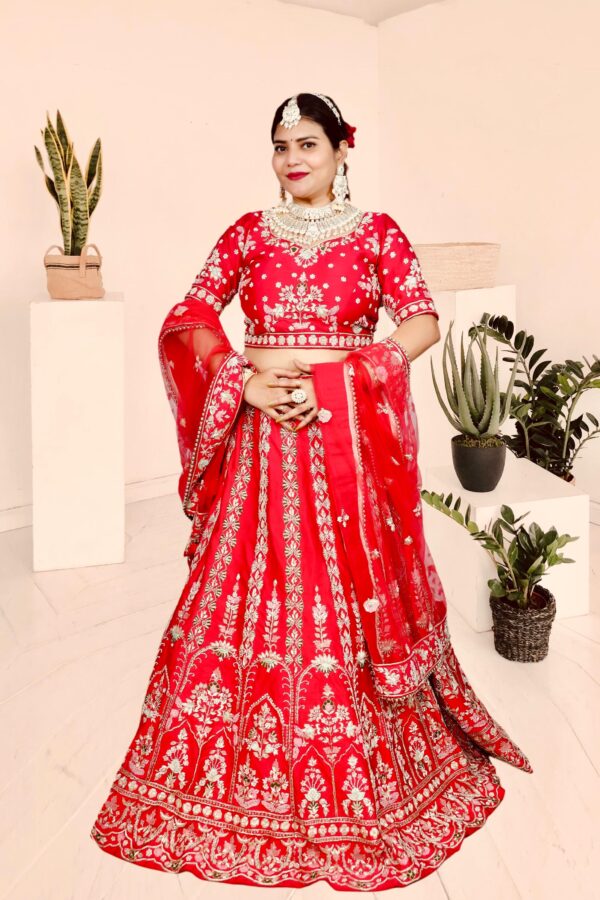 Red Lehenga