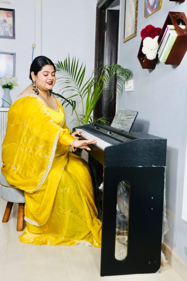 Yellow Saree - Image 2