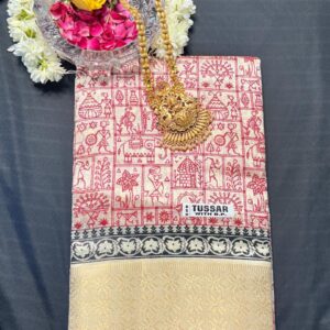 Rajwara Kota Doria Cotton Saree