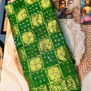 Shehzadi Bandhej Saree