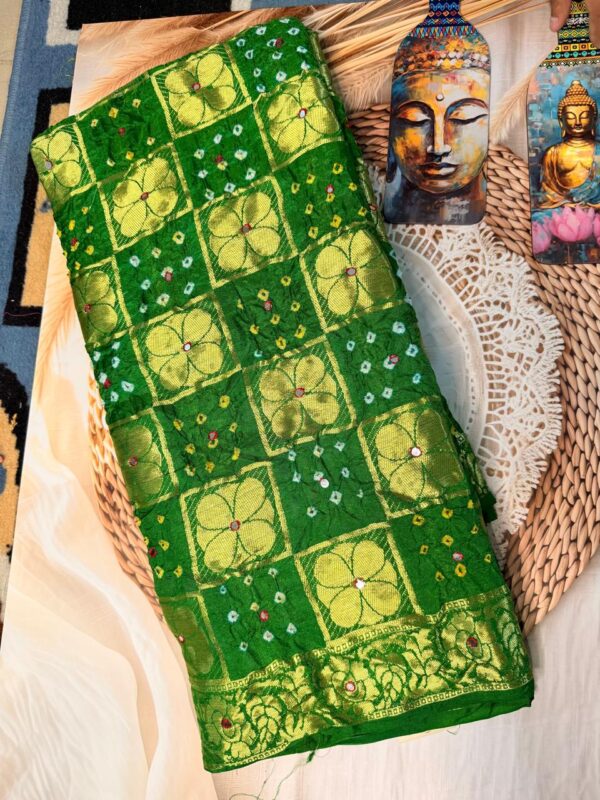 Shehzadi Bandhej Saree